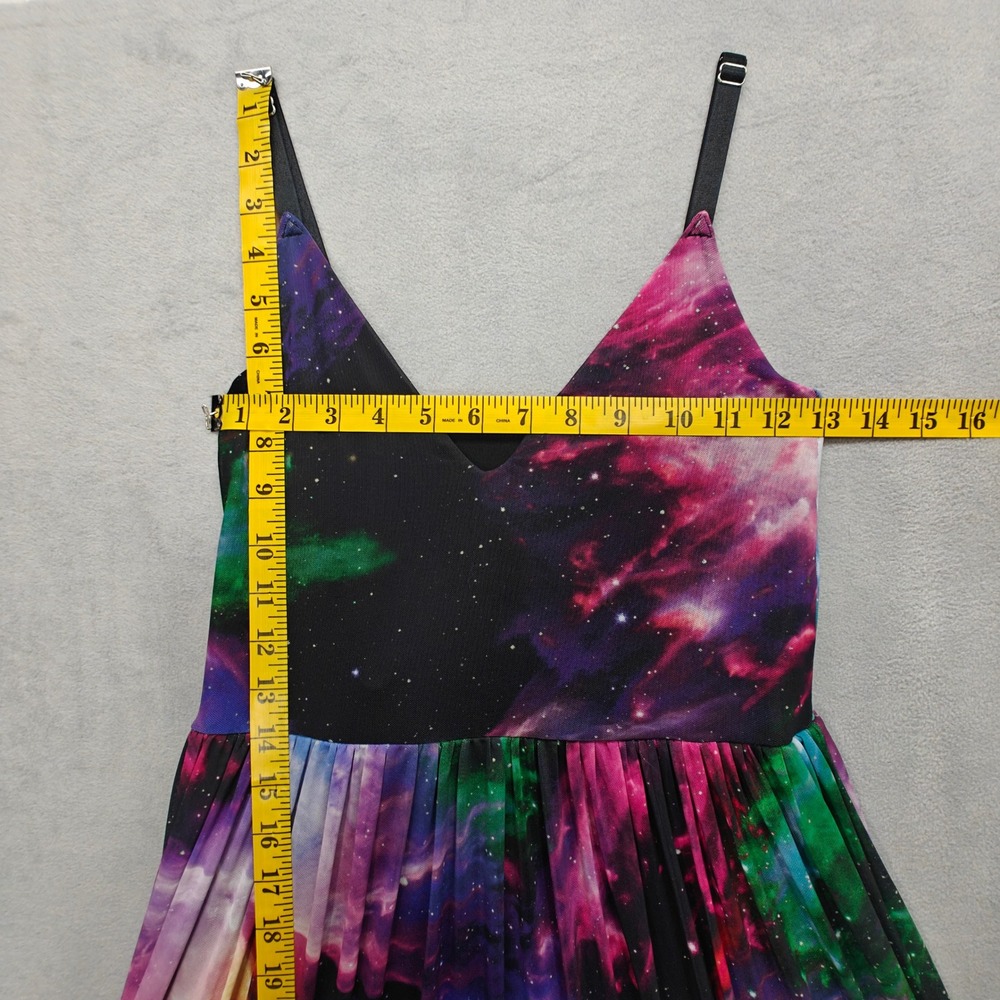 BlackMilk Galaxy Butterfly Sheer Midaxi Dress Womens XXS‎ Mesh Tiered Flowy - Picture 6 of 12